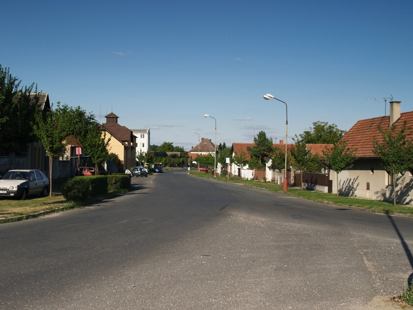 Končice pohled od Y křižovatky