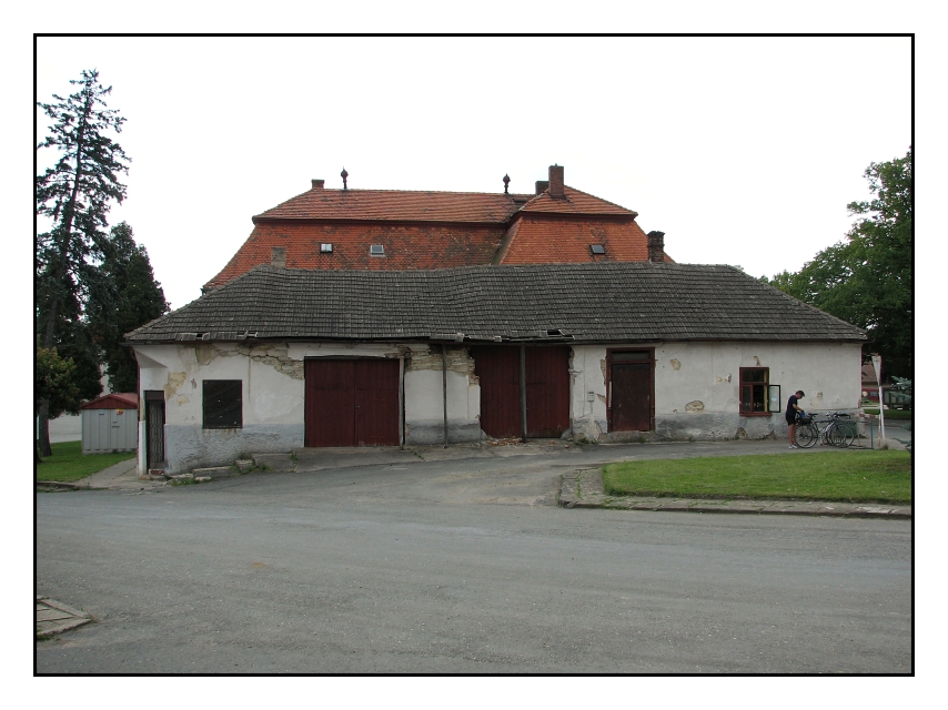Pohled na zadní trakt budovy radnice
